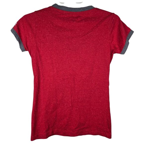 Russell University of Arizona Sz M T-Shirt Wildcats Red Speckled Short Sleeve - Picture 2 of 4